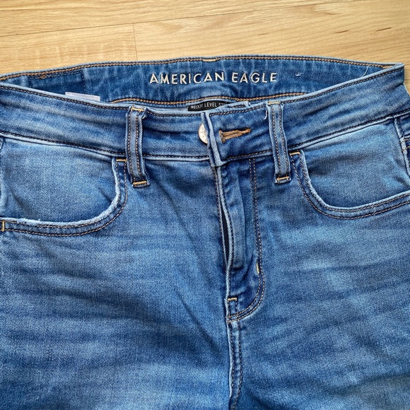 American Eagle Hi-Rise Legging Next Level Stretch Skinny Jeans - Picture 2 of 5